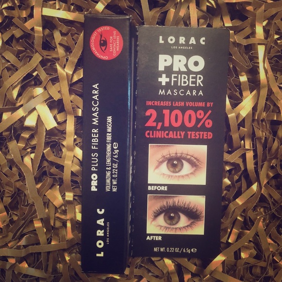 Lorac Pro Plus Fiber Mascara Mini Size - Picture 5 of 6